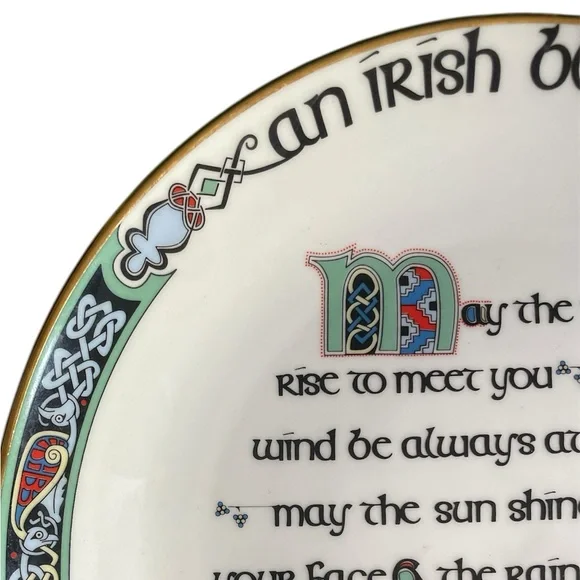 Royal Tara Fine Bone China Irish Blessing Collectible Plate Made in Ireland - Picture 4 of 8